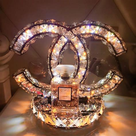 chanel bedroom light|Chanel inspired home decor.